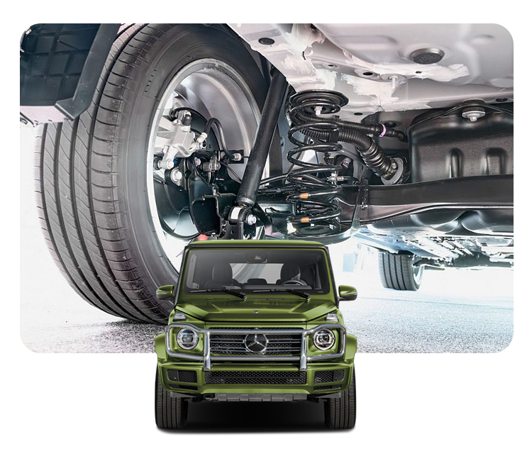 Professional Mercedes Suspension Service in Dubai